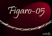 Figaro 05 - řetízek zlacený